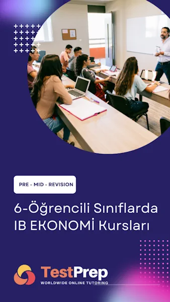 IB Ekonomi Kursları %40 Daha Uygun Fiyatlarıyla Sizi 6-Öğrencili Online Sınıflarda IB'ye Hazırlıyor